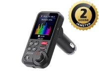 FM transmiter AKAI FMT-93BT, 2xUSB punjač, BT, HandsFree, 12-24V, crni