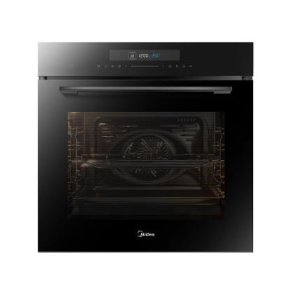 Ugradbena pećnica MIDEA 7NP30T0B, piroliza, 72 l, energetski razred A+, crna