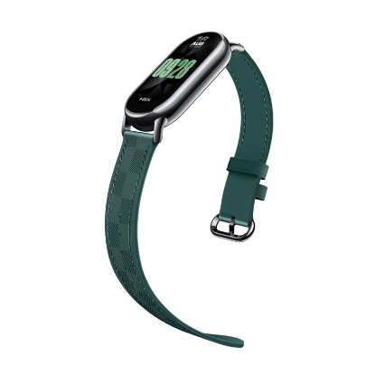 Zamjenski remen za XIAOMI Smart Band 8, Checkered Strap, zeleni