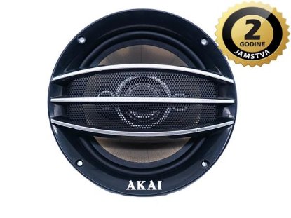 Auto zvučnici AKAI ASC-656 set, 200W, 165mm, piezo-mylar, crni