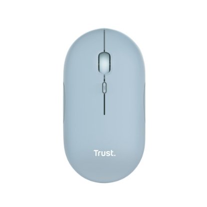 Miš TRUST Puck, optički, bežični, BT, 1600dpi, plavi