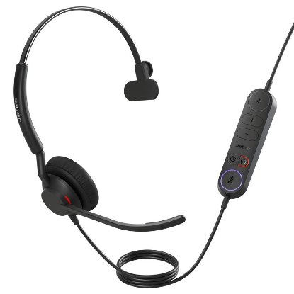 Slušalice JABRA Engage 40 MS, Inline Link, on-ear, Mono, USB-C, crne