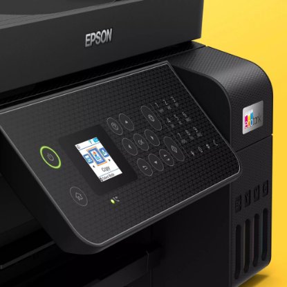 Multifunkcijski printer EPSON EcoTank L5310, printer/scanner/copy/fax, 5760 dpi, USB, LAN, WiFi, crni