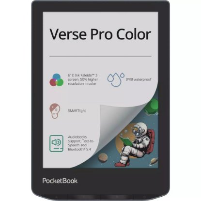E-Book Reader POCKETBOOK Verse Pro Color, 6" Touch, 16GB, WiFi, Bluetooth, plavo-crni